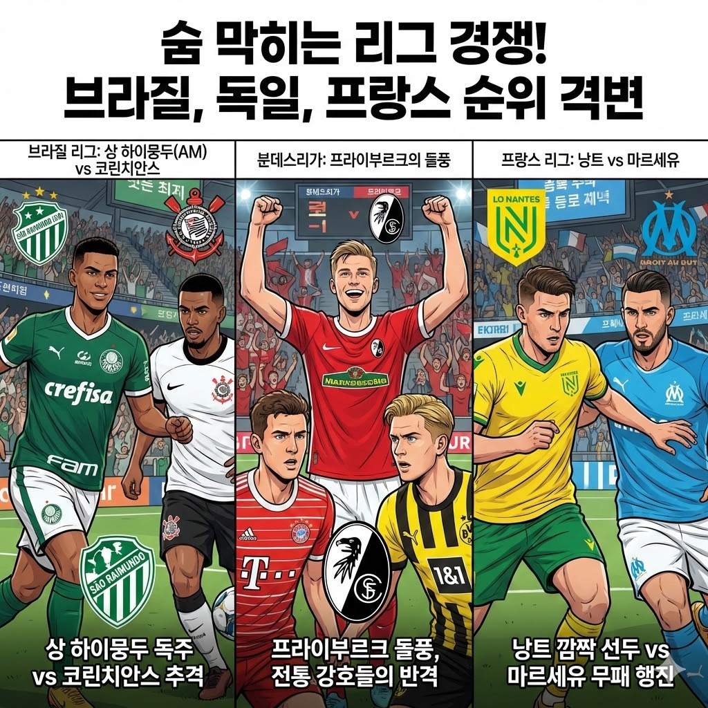 브라질 리그 상 하이뭉두 압도적 선두 질주분데스리가